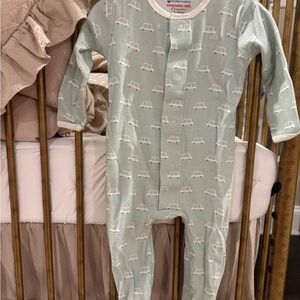 magnetic me Beep Beep Time for Sleep Organic Cotton Footie